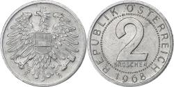World Coins - Austria, 2 Groschen, 1968, Aluminum, , KM:2876