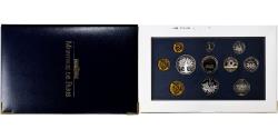World Coins - France, Coffret 1 c. à 100 frs., 1991, MDP, Proof,