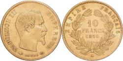 World Coins - France, Napoleon III, 10 Francs, 1856, Paris, Gold, , Gadoury:1014