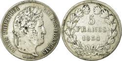 World Coins - Coin, France, Louis-Philippe, 5 Francs, 1834, Toulouse, , Silver