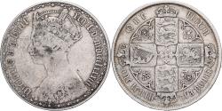 World Coins - Great Britain, Victoria, Florin, 1883, London, Silver,