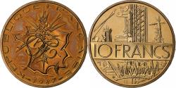 World Coins - France, 10 Francs, Mathieu, 1987, FDC, Nickel-brass, , KM:940