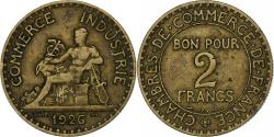 World Coins - France, 2 Francs, Chambre de commerce, 1926, Paris, Aluminum-Bronze,