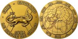 World Coins - France, Medal, Le Havre de Grâce, Eire-England, Salamandre, 1994, Pichard