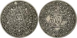 World Coins - Morocco, 50 Centimes, undated (1921), Copper-nickel,