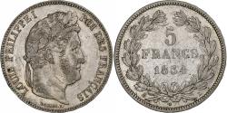 World Coins - France, Louis-Philippe, 5 Francs, 1834, Bordeaux, Silver, , Gadoury:678