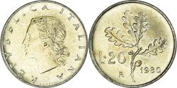 World Coins - Coin, Italy, 20 Lire, 1980, Rome, , Aluminum-Bronze, KM:97.2