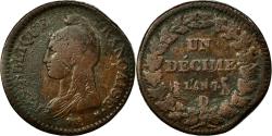 World Coins - Coin, France, Dupré, Decime, 1798, Lyon, , Bronze, KM:644.5