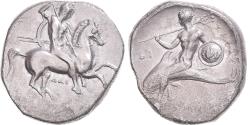 Ancient Coins - Calabria, Stater, ca. 332-302 BC, Tarentum, Silver, , HGC:1-801