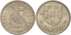 World Coins - Coin, Portugal, 2-1/2 Escudos, 1982, , Copper-nickel, KM:590