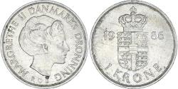 World Coins - Coin, Denmark, Krone, 1986