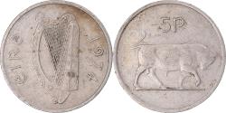 World Coins - Coin, Ireland, 5 Pence, 1974