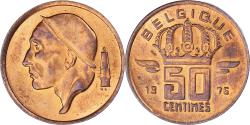 World Coins - Coin, Belgium, 50 Centimes, 1976