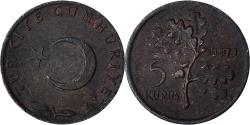 World Coins - Turkey, 5 Kurus, 1973