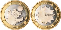 World Coins - Switzerland, Medal, Swissmint, Jeu de Monnaies Baby, 2011, Roland Hirter