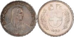 World Coins - Switzerland, 5 Francs, 1923, Bern, Silver, , KM:37