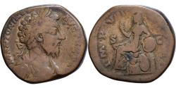 Ancient Coins - Roman Empire, Marcus Aurelius, Sestertius, 172-173, Rome, Bronze,