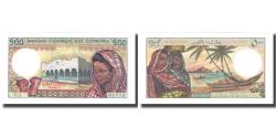 World Coins - Banknote, Comoros, 500 Francs, KM:10a, UNC(65-70)