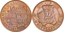 World Coins - Belgium, Token, 25 Westvlaander, 1981, Copper,