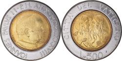 World Coins - Coin, VATICAN CITY, John Paul II, 500 Lire, 1988, Roma, FDC,
