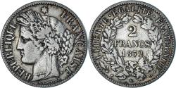 World Coins - Coin, France, Cérès, 2 Francs, 1872, Bordeaux, , Silver, KM:817.2