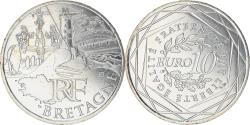 World Coins - France, 10 Euro, Bretagne, 2011, , Silver