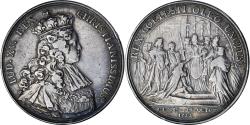 World Coins - France, Medal, Royal, Reims, Sacre de Louis XV, History, 1722, Rottiers