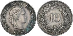 World Coins - Coin, Switzerland, 10 Rappen, 1953