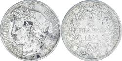 World Coins - Coin, France, Cérès, 5 Francs, 1849, Strasbourg, , Silver, KM:761.2