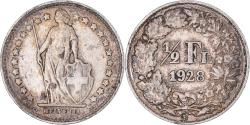 World Coins - Coin, Switzerland, 1/2 Franc, 1928