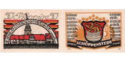 World Coins - Germany, Schoppenstedt, 50 Pfennig, 1921-12-31, UNC(63)