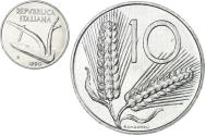 World Coins - Coin, Italy, 10 Lire, 1990, Rome, , Aluminum, KM:93