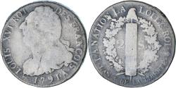 World Coins - Coin, France, 2 sols françois, 2 Sols, 1791, Paris, , Bronze