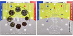 World Coins - France, Coffret 1c. à 2€, BU, 2011, MDP,