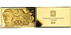 World Coins - France, Medal, Timbre, Libération de Strasbourg, 2ème D.B, , Vermeil