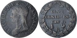 World Coins - France, Dupré, 5 Centimes, AN 5, Orléans, , Copper, Gadoury:126