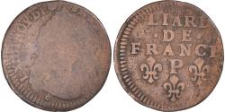 World Coins - Coin, France, Louis XIV, Liard, Dijon, , Copper, Gadoury:81