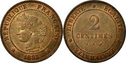 World Coins - Coin, France, Cérès, 2 Centimes, 1883, Paris, , Bronze, KM:827.1