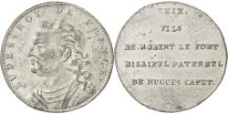 World Coins - France, Medal, Eudes, History, , Tin