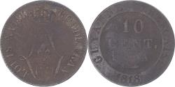 World Coins - Coin, FRENCH GUIANA, Louis XVIII, 10 Centimes, 1818, Paris, , Billon