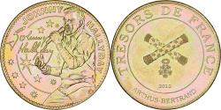 World Coins - France, Token, Musée Grévin, Johnny Hallyday, 2012, Copper-nickel Aluminium