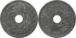 World Coins - France, 20 Centimes, Lindauer, 1945, Paris, Zinc, , Gadoury:324
