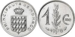 World Coins - Monaco, Rainier III, Centime, 1978, Paris, Stainless Steel,