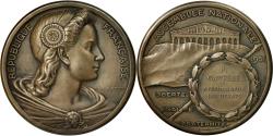World Coins - France, Medal, Assemblée Nationale, P.Gavelle, Sténographe, 1951, Bazor