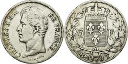 World Coins - Coin, France, Charles X, 5 Francs, 1829, Nantes, , Silver, Gadoury:644