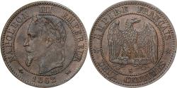 World Coins - Coin, France, Napoleon III, 2 Centimes, 1862, Bordeaux, , Bronze