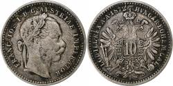 World Coins - Austria, Franz Joseph I, 10 Kreuzer, 1872, Vienna, Billon, VF(30-35)