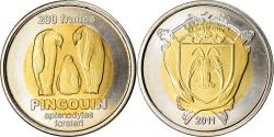 World Coins - France, 200 Francs, Pingouin, 2011, Iles Saint-Paul et Nouvelle Amsterdam