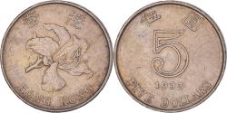 World Coins - Coin, Hong Kong, Elizabeth II, 5 Dollars, 1960, , Copper-nickel, KM:65
