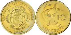 World Coins - Coin, Seychelles, 10 Cents, 1994